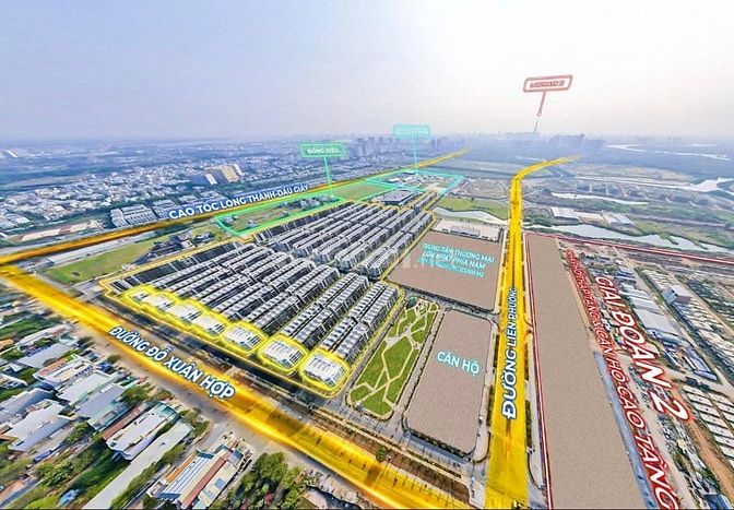 Góc 2MT 500m2 Liên Phường Quận 9 chỉ 36 Tỷ 500 Full Thổ sát The Global