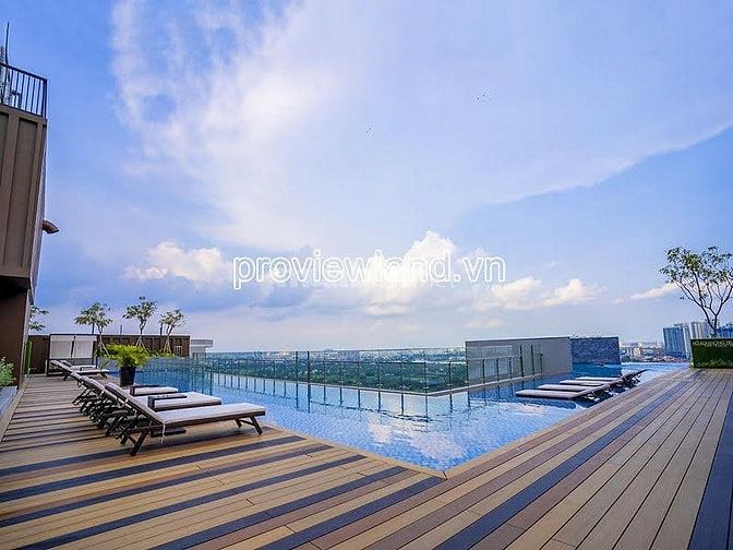 Bán căn Duplex tại D'Edge Thảo Điền, view sông, 2 tầng, 256m2, nt