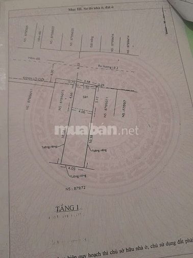 Bán nhà 4x 17m đường TÂN HÒA ĐÔNG. 5.1 TỶ