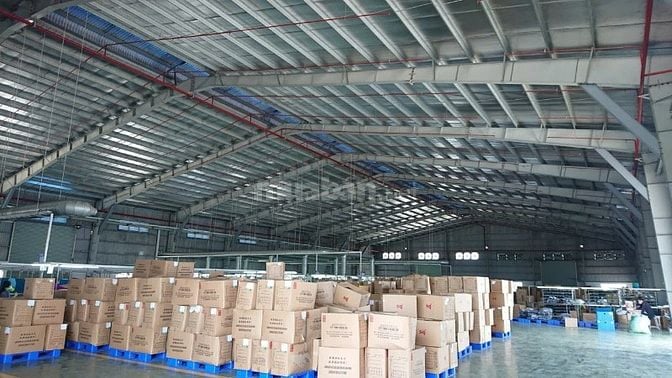 Bán kho xưởng KCN Tân Đô, Long An, KV: 14.000m2, X: 7.660m2,VP:1.050m2