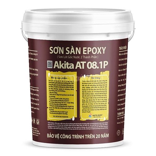 Sơn Epoxy AKITA 08.1P loại sơn lót 2 thành phần gốc nước