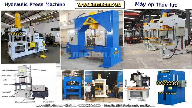 Máy ép thủy lực, Hydraulic press Machine, made in Việt Nam,  Hitechvn