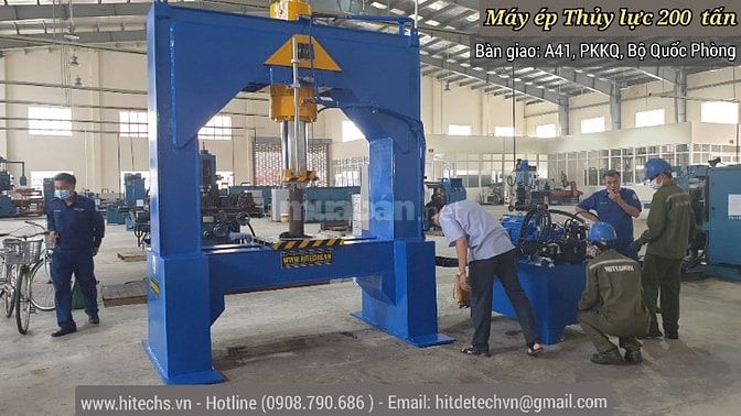 Máy ép thủy lực, Hydraulic press Machine, made in Việt Nam,  Hitechvn