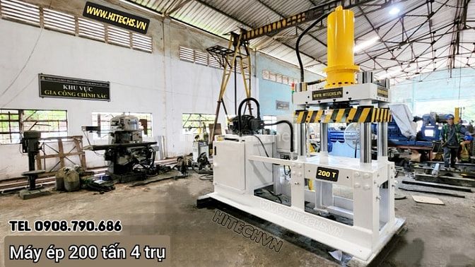 Máy ép thủy lực, Hydraulic press Machine, made in Việt Nam,  Hitechvn