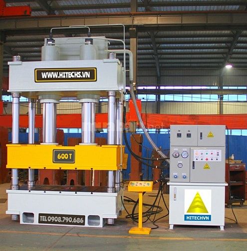 Máy ép thủy lực, Hydraulic press Machine, made in Việt Nam,  Hitechvn