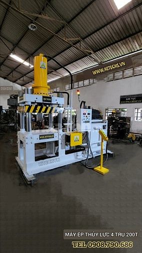 Máy ép thủy lực, Hydraulic press Machine, made in Việt Nam,  Hitechvn