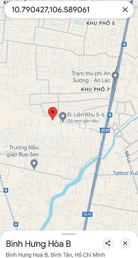 NÓNG - Đất bán đường số 6, Bình Hưng Hòa B, 1ty6 Giá tốt nhất tại đây