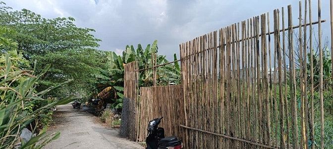 Đất ô tô thông, Khu Dân Cư Bình Mỹ, 8,5x25m đang xây nhà vườn.