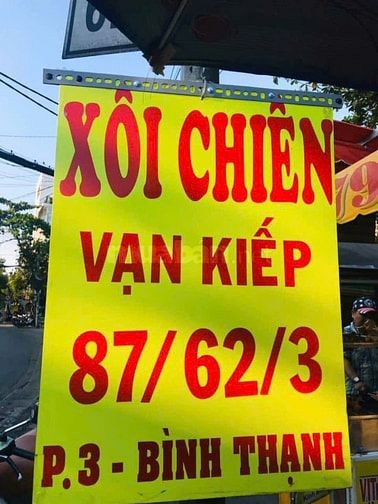 CẦN SANG QUÁN XÔI CHIÊN VẠN KIẾP 