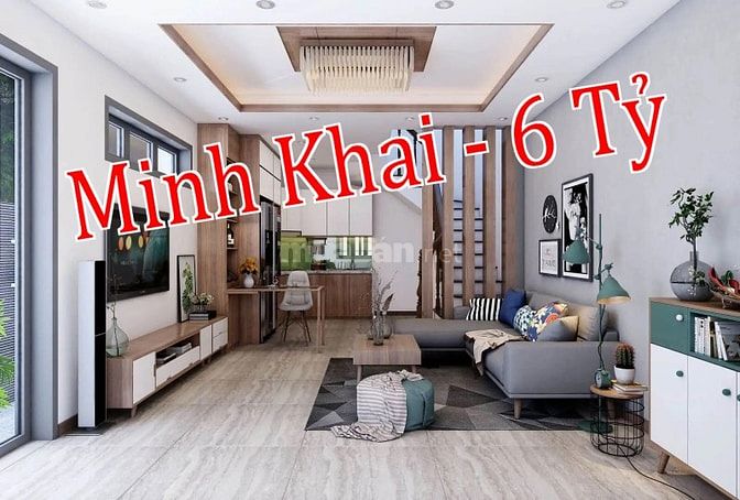 Nhà 6 Tỷ Minh Khai: Không Gian Lý Tưởng Cho Gia Đình Đông Người Đón Xu