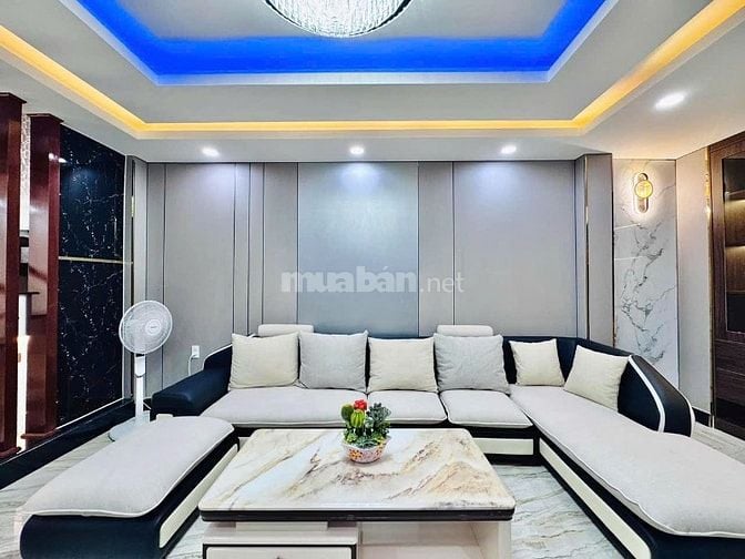 Nhà mới full nộithất cao cấp 70m ra MT NguyễnVănKhối,hẻm oto 5m thông