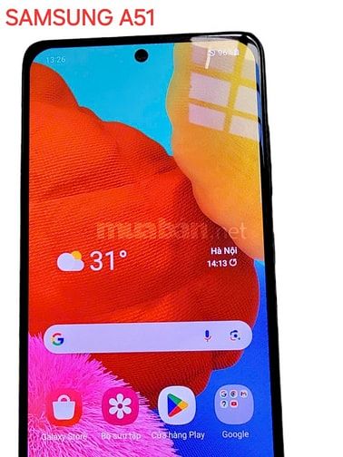 Màn to, máy khỏe-Samsung A51, 6GB/128GB, màn 6,5 in đẹp