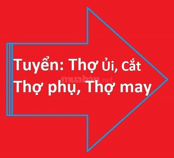 Xưởng may gia công tại P.1 Q8, Tuyển thợ Ủi, Cắt, May, thợ Phụ