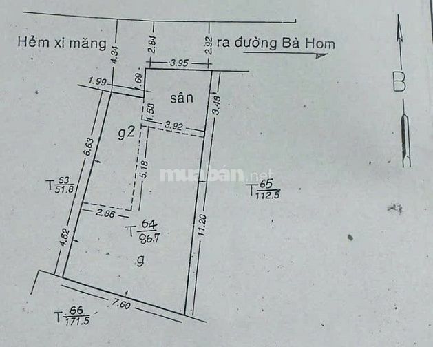 Bán nhà hẻm Oto 217 Bà Hom, P13, Q6