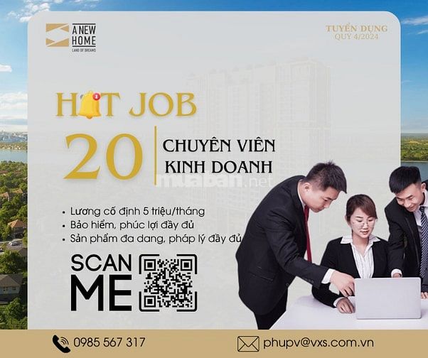 Nhân Viên Kinh Doanh (Được Đào Tạo Marketing)