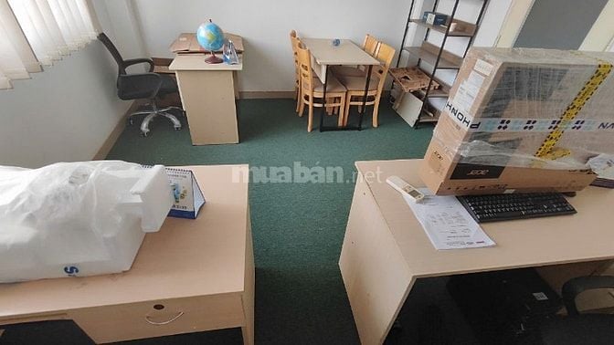 Văn phòng full bàn ghế,máy lạnh tòa nhà mặt tiền Trường Chinh sát UBND