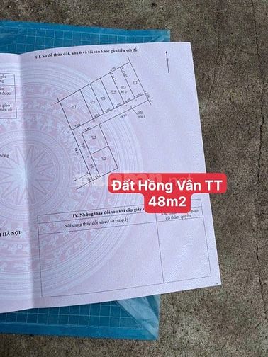 CHỈ HƠN 1 TỶ SỞ HỮU NGAY ĐẤT ĐÃ CÓ SỔ HỒNG VÂN - THƯỜNG TÍN