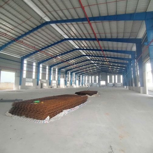 Cho thuê kho xưởng xã Đức Hòa , Long An, tdt : 5.000m2 , xd : 3.400m2