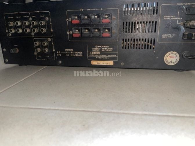 Bán Ampli Pioneer 7800 ii điện 100V