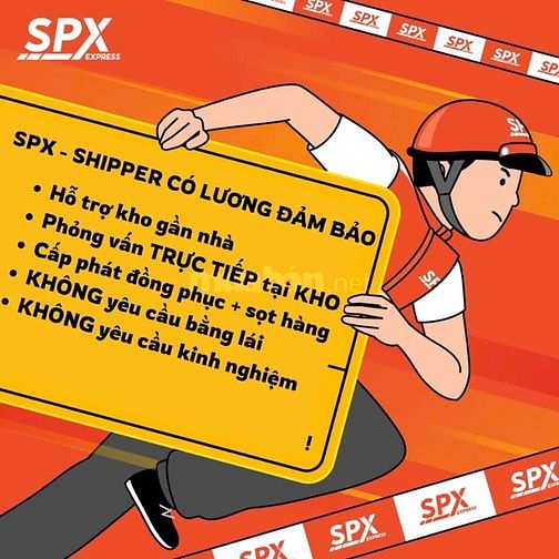 [SPX Express] - Tuyển Shipper Giao Hàng khu vực Thanh Xuân - Hà Nội