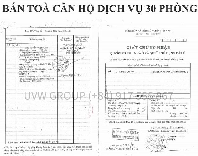 39tỷ, 30phòng, Bán gấp toà nhà căn hộ dịch vụ 157/4 Tôn Thất Thuyết,Q8