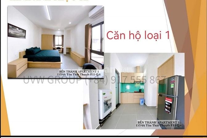 39tỷ, 30phòng, Bán gấp toà nhà căn hộ dịch vụ 157/4 Tôn Thất Thuyết,Q8