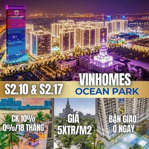 Bán căn 2N+1 vị trí mặt view Đại Học Vinuni dự án Vinhome ocean park