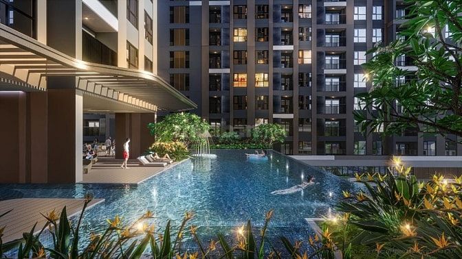 BÁN CĂN HỘ 2 PN A&T SKY GARDEN, 2,6 TỶ, 78,1M2 TẠI LÁI THIÊU, BÌNH DƯ