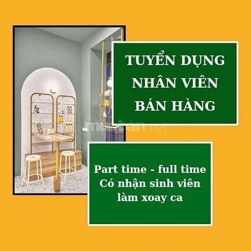 Việc làm khu vực Hóc Môn - Shop cần vài bạn phụ việc dịp cận Tết