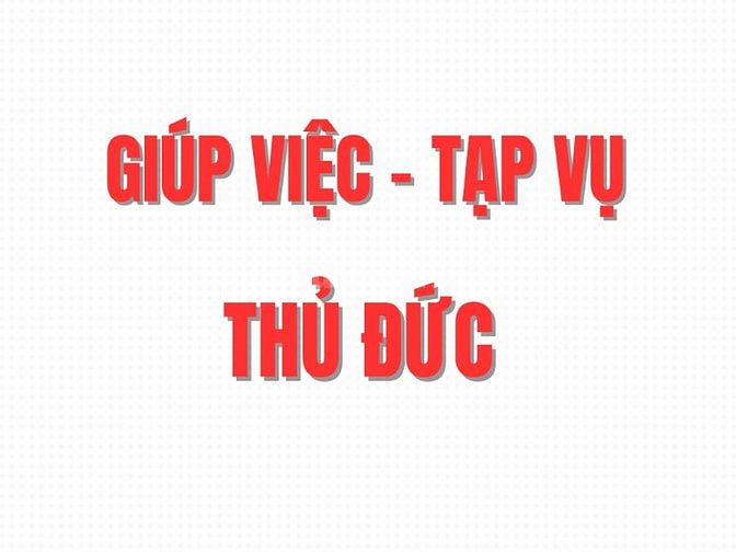 Cần Tuyển Nữ Giúp Việc Theo Giờ Lương Tốt