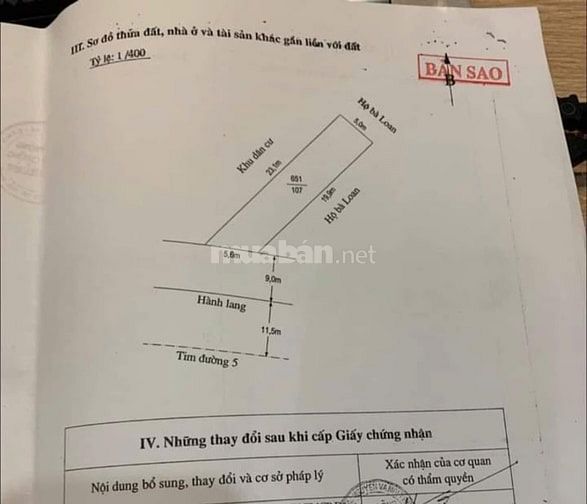 Bán 107m2 đất mặt đường quốc lộ 5 ngay sát ngã tư Long Thành giá chỉ 2