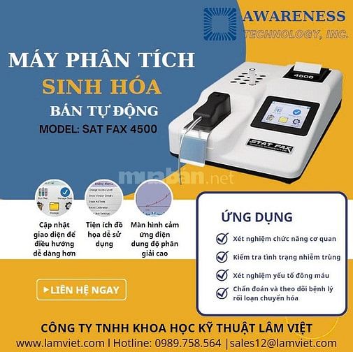 Máy phân tích sinh hóa Stat Fax 4500