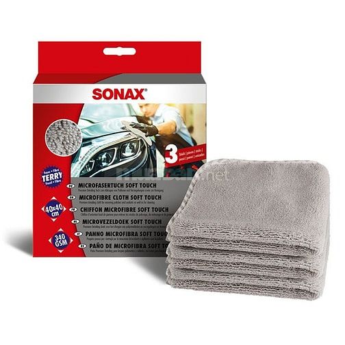 Khăn siêu sợi lau xe Sonax Microfibre Cloth Soft Touch