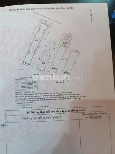 Bán nhà MT Nguyễn Tất Thành Phường 18 Quận 4 giá 12,5tỷ - 82m2