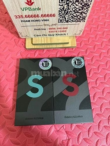 S22 Ultra new seal 128Gb giá tốt ful quà