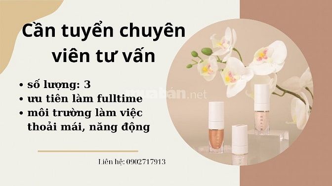 Tuyển Nhân Viên Làm Thời Vụ Bán Mỹ Phẩm - LĐPT - Fulltime 