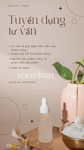 VIỆC LÀM THÊM XOAY CA QUẬN TÂN BÌNH, TÂN PHÚ