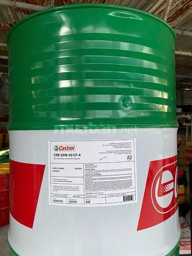 Dầu động cơ Castrol CRB 20W-50 CF-4 209L chính hãng, Giá Tốt. 