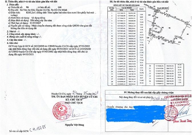 Bán 8285m2 đất trồng cây lâu năm đường Đào Văn Thử, Tân An Hội, Củ Chi