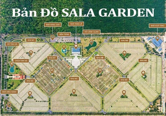 Bán đất nền xây dựng huyệt mộ tại dự án Sala Garden 94 triệu 