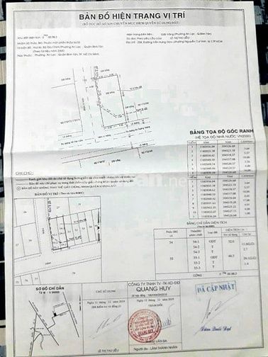 Bán đất góc 2 mặt tiền Đường An Dương Vương, Phường An Lạc, Bình Tân