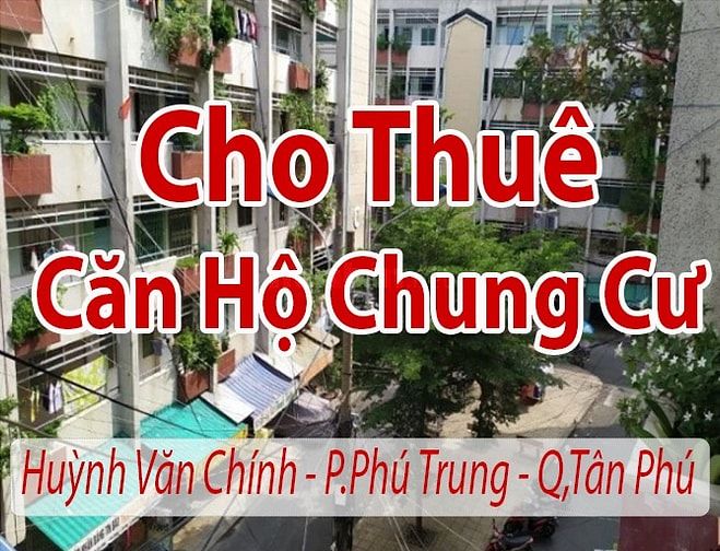 Cho Thuê Căn Hộ Chung Cư Huỳnh Văn Chính P.Phú Trung Q,Tân Phú dt:44m2