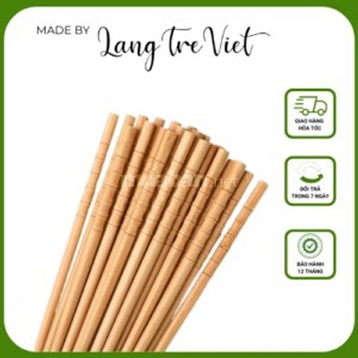 Bộ 10 Đũa Tre Cao Cấp - Làng Tre Việt 