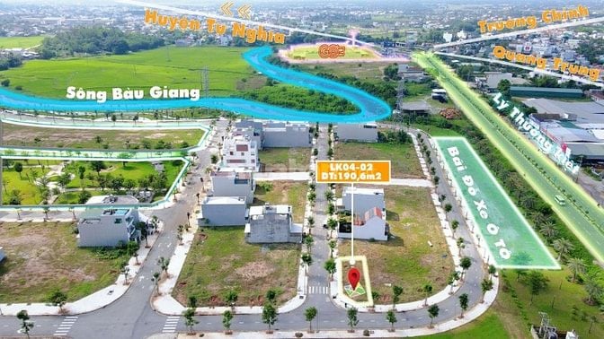 Bán lô góc ngay đầu cổng Phú Mỹ, đối diện trung tâm thương mại, 190m2