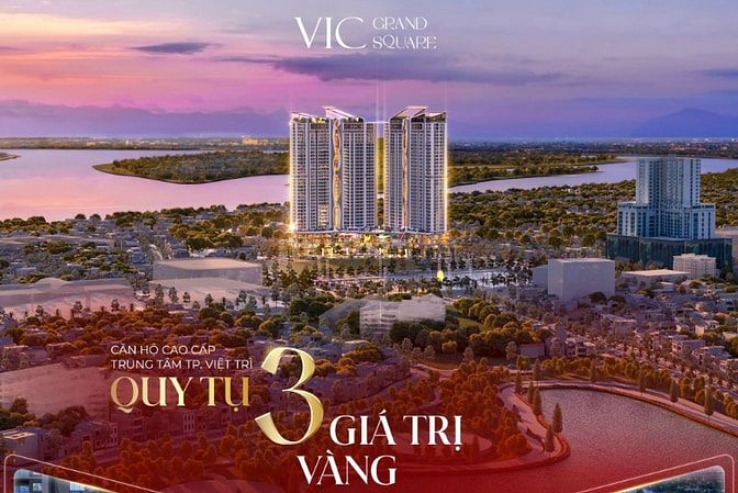 Chỉ 1,2 tỷ sở hữu căn hộ tiêu chuẩn 5 sao trung tâm TP Việt Trì