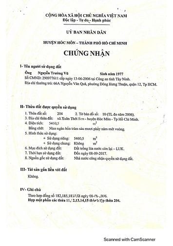 Cần bán gấp đất diện tích 5.400m2