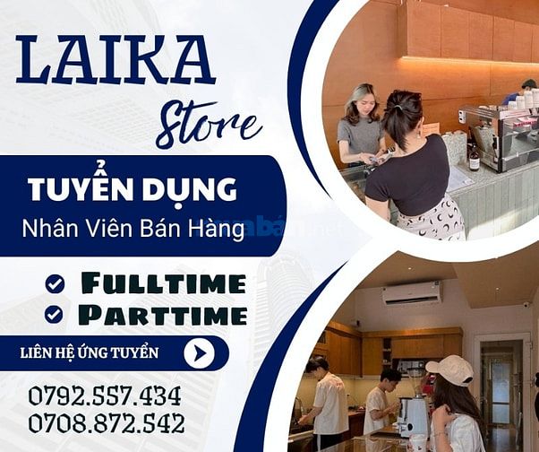 Việc làm thêm Parttime/Xoay ca cho sinh viên tại Tân Phú