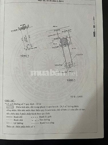 Bán nhà mặt tiền đường số 7, p. Hiệp Bình Chánh, nhà cấp 4 gác suốt