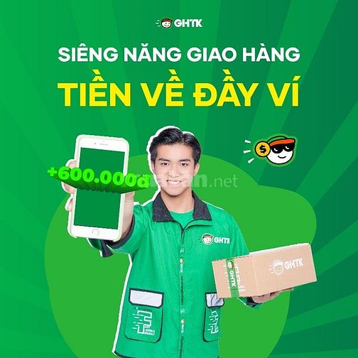 GHTK tuyển dụng nhân viên giao hàng khu vực Hà Nội