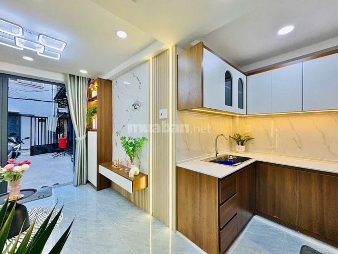 NHÀ 2 TẤM CÁCH NGÃ TƯ BẢY HIỀN CHỈ 1KM